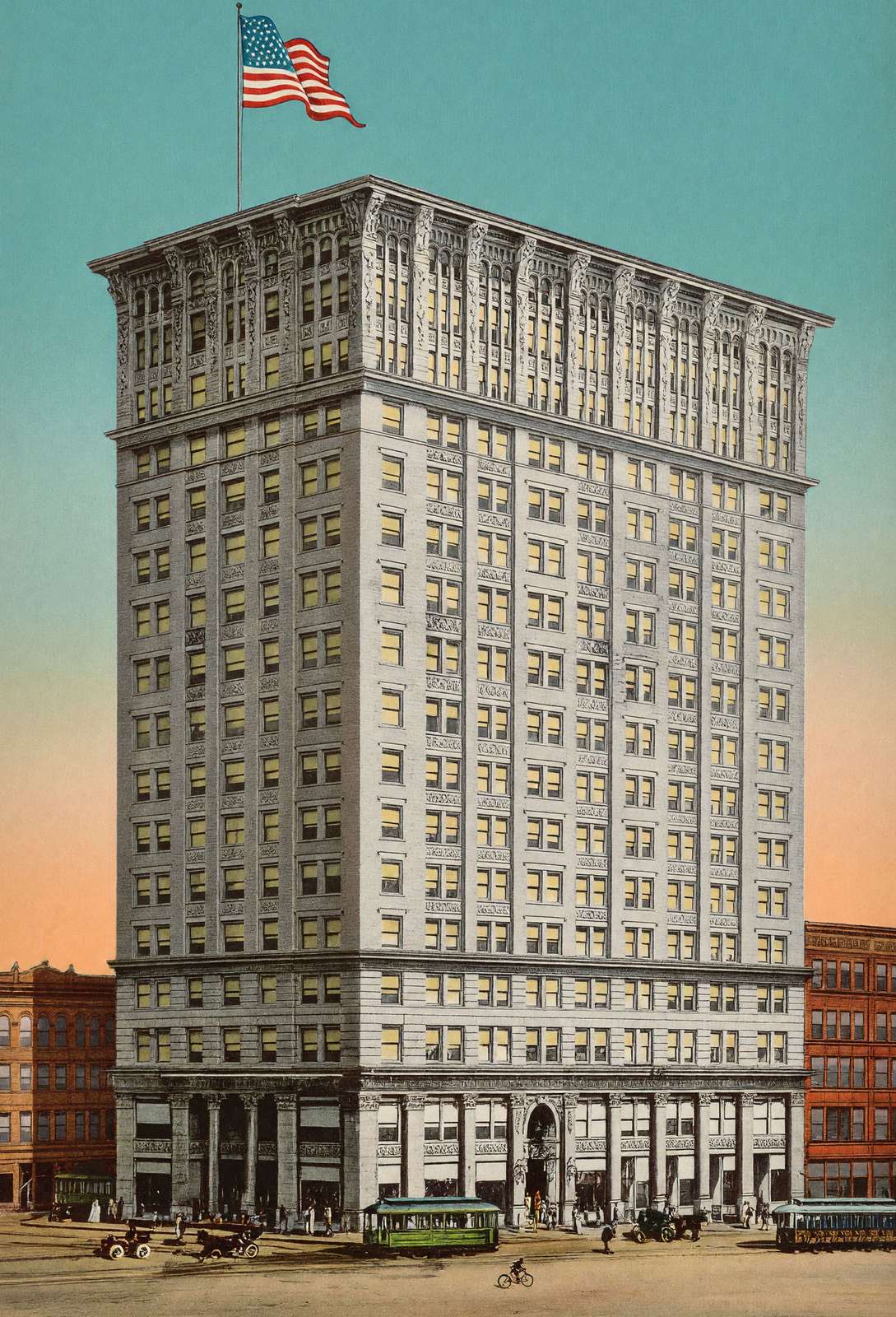 Candler Building Atlanta in 1906 Vintage Print (7 Sizes) - Reproduction