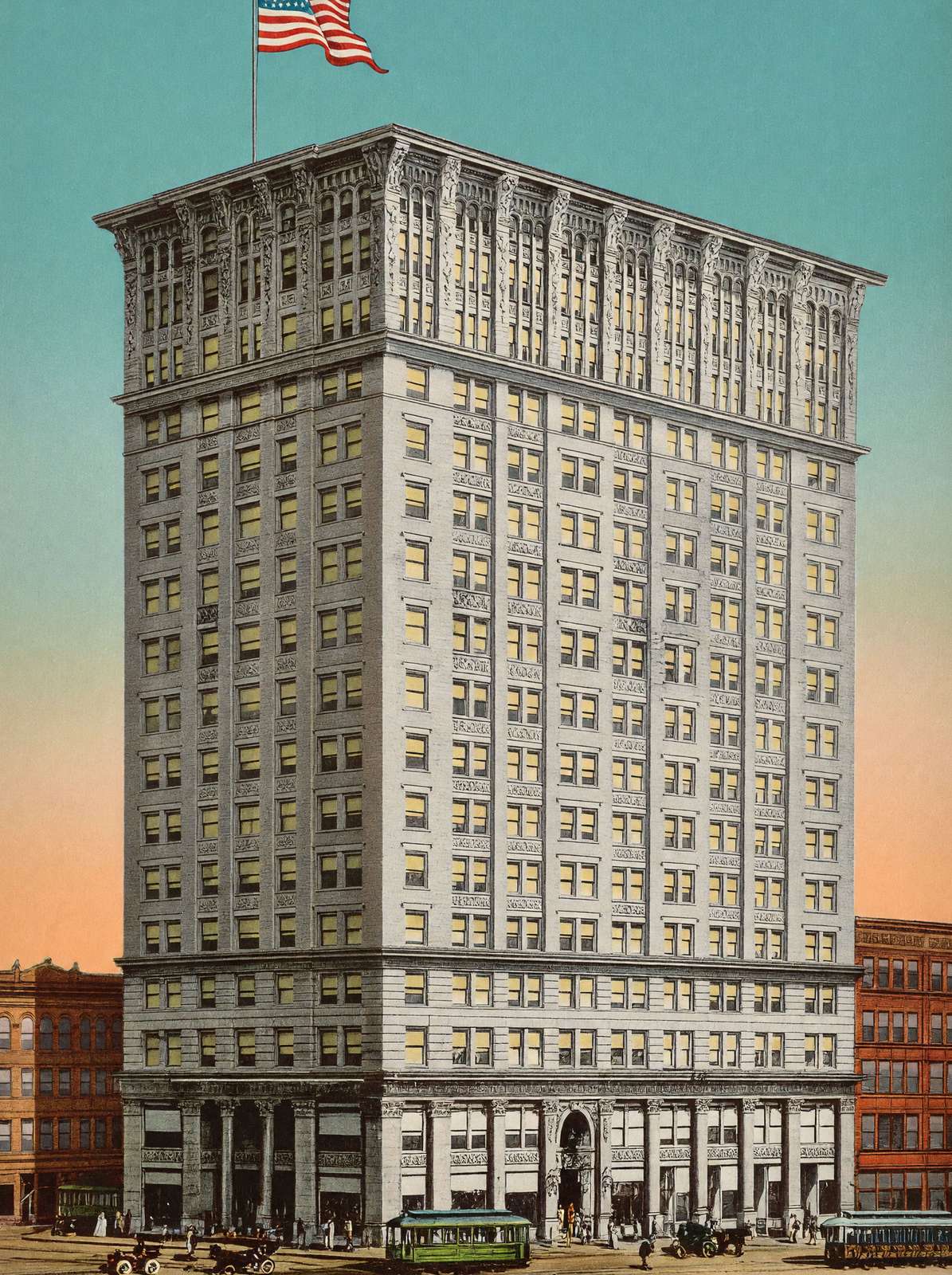 Candler Building Atlanta in 1906 Vintage Print (7 Sizes) - Reproduction