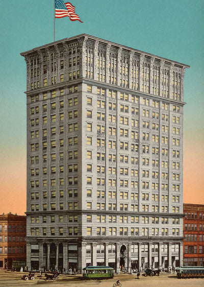 Candler Building Atlanta in 1906 Vintage Print (7 Sizes) - Reproduction