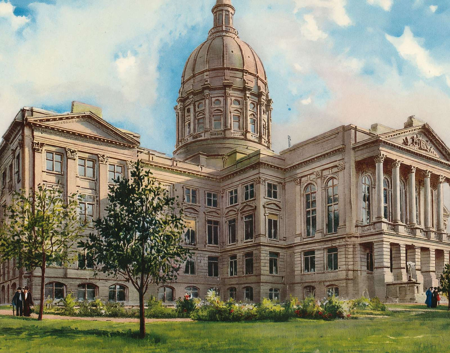 The Capitol Atlanta Vintage Print (7 Sizes) - Premium Print
