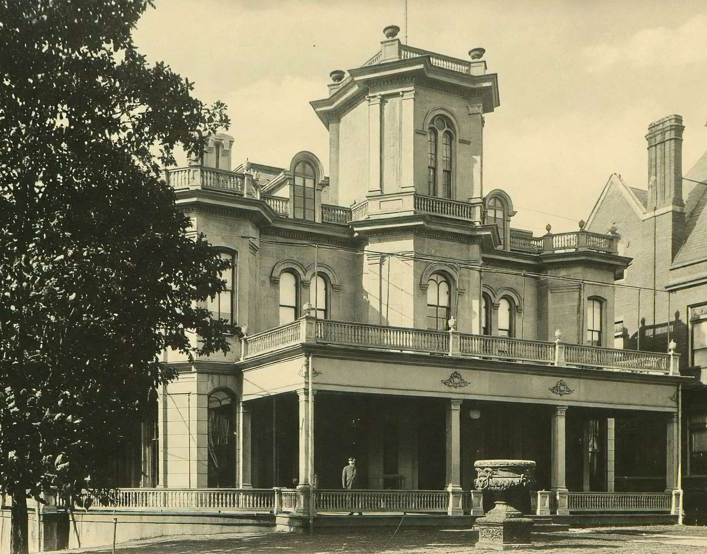 Capital City Club Atlanta in 1905 Vintage Print (7 Sizes) - Acid Free