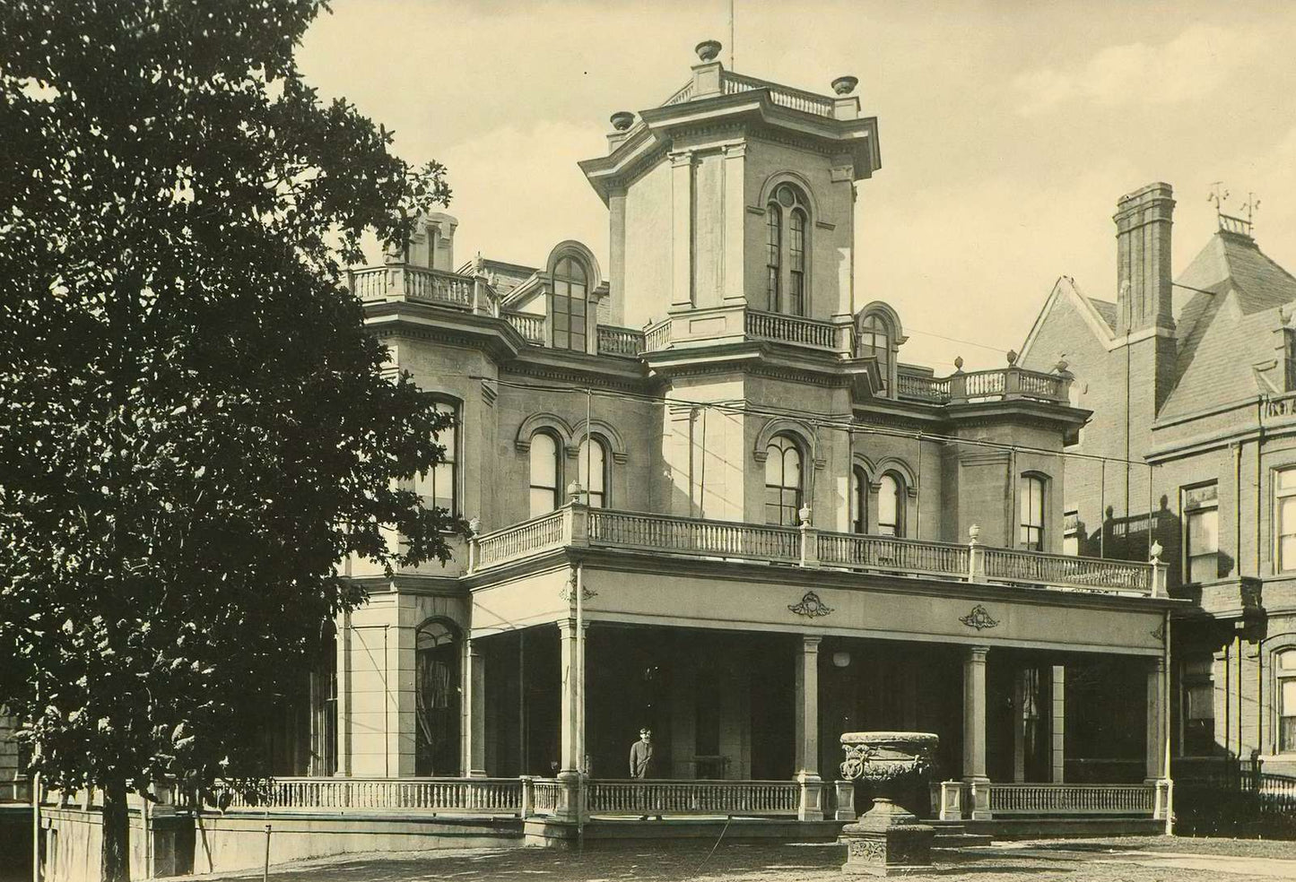 Capital City Club Atlanta in 1905 Vintage Print (7 Sizes) - Acid Free