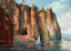 Cape Horn Columbia River in 1908 Vintage Print (7 Sizes) - Restored