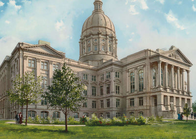 The Capitol Atlanta in 1905 Vintage Print (7 Sizes) - Retouched