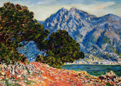 Cap Martin 1884 Painting by Claude Monet Art Print (6 Sizes) - Acid Free
