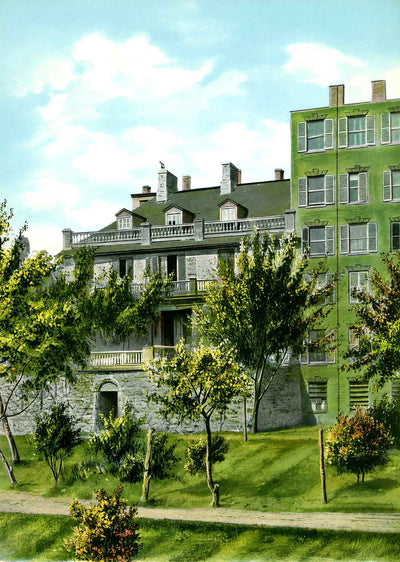The Carlyle House Alexandria VA in 1907 Vintage Print (7 Sizes) - Acid Free