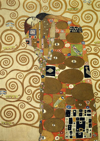 Cartoon for the Frieze of the Villa 1909 Illustration Klimt Print (6 Sizes)