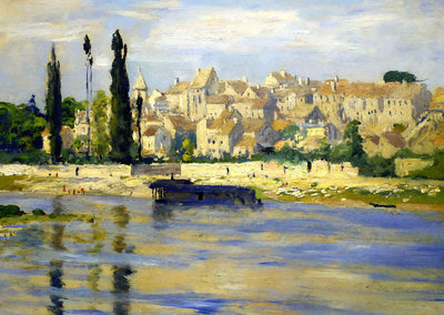 Carrieres-Saint-Denis Art Print 1872 Painting by Claude Monet (6 Sizes)