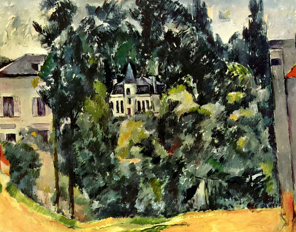 Castle of Marines Art Print 1890 Painting by Paul Cezanne (6 Sizes)