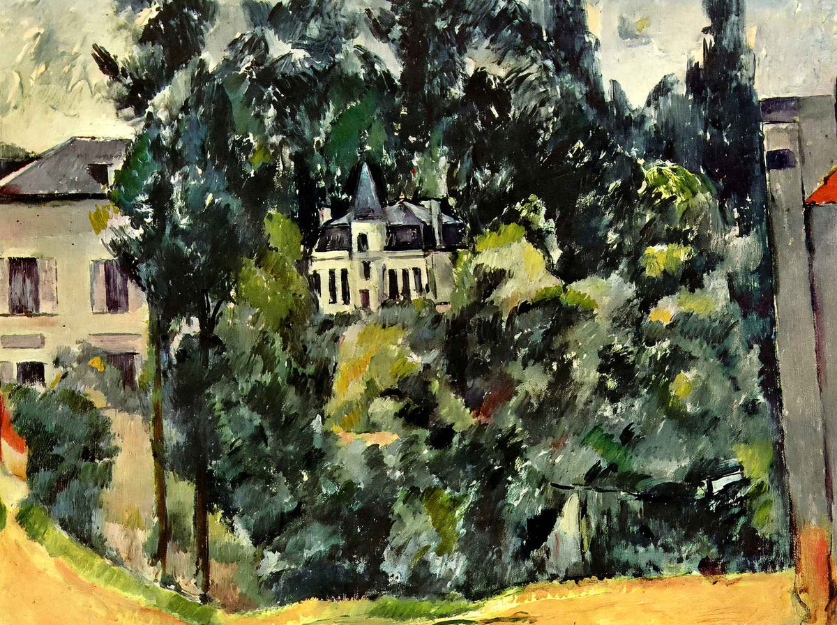 Castle of Marines Art Print 1890 Painting by Paul Cezanne (6 Sizes)