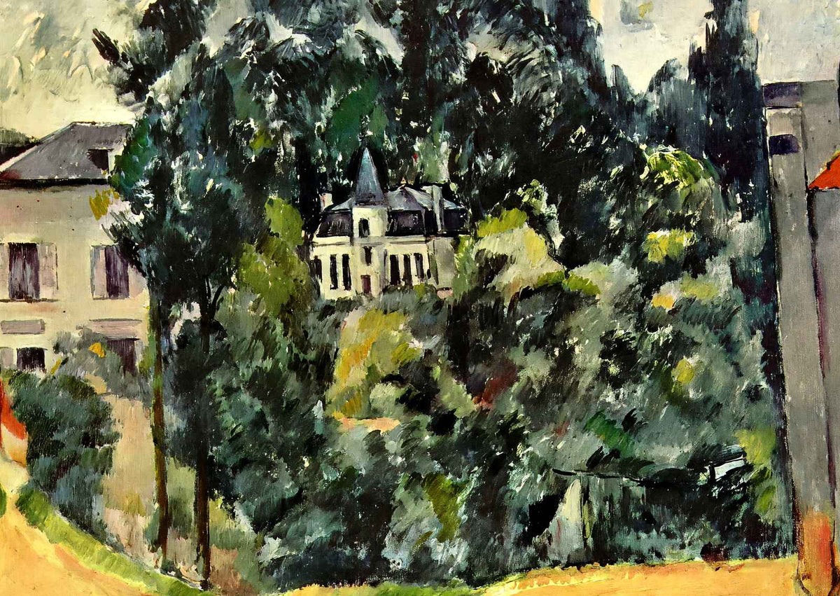Castle of Marines Art Print 1890 Painting by Paul Cezanne (6 Sizes)