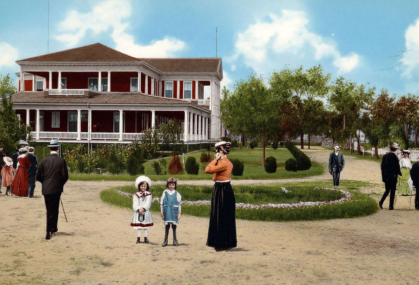 Casino at Thunderbolt Savannah GA in 1905 Vintage Print (7 Sizes)