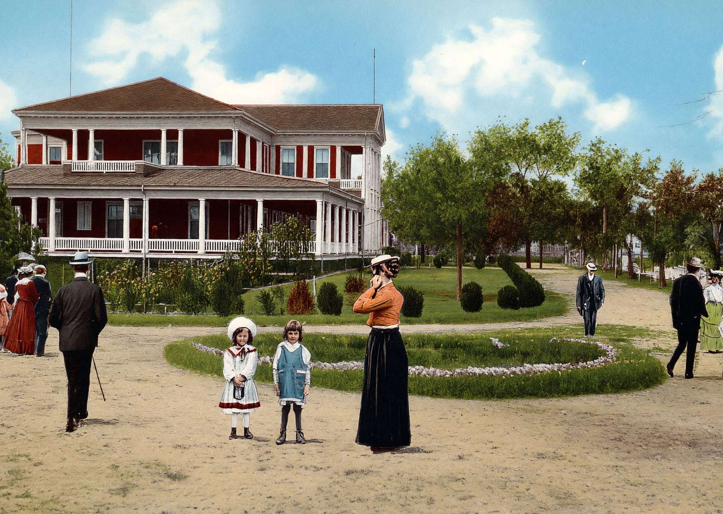 Casino at Thunderbolt Savannah GA in 1905 Vintage Print (7 Sizes)