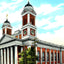 Cathedral in Mobile in 1906 vintage print