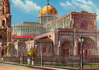 The Cathedral Manila Vintage Print (7 Sizes) - Acid Free