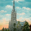 Catholic Church in Little Rock vintage print