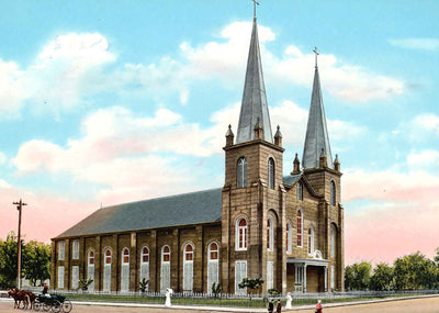 The Cathedral Key West FL in 1907 Vintage Print (7 Sizes) - Premium Print