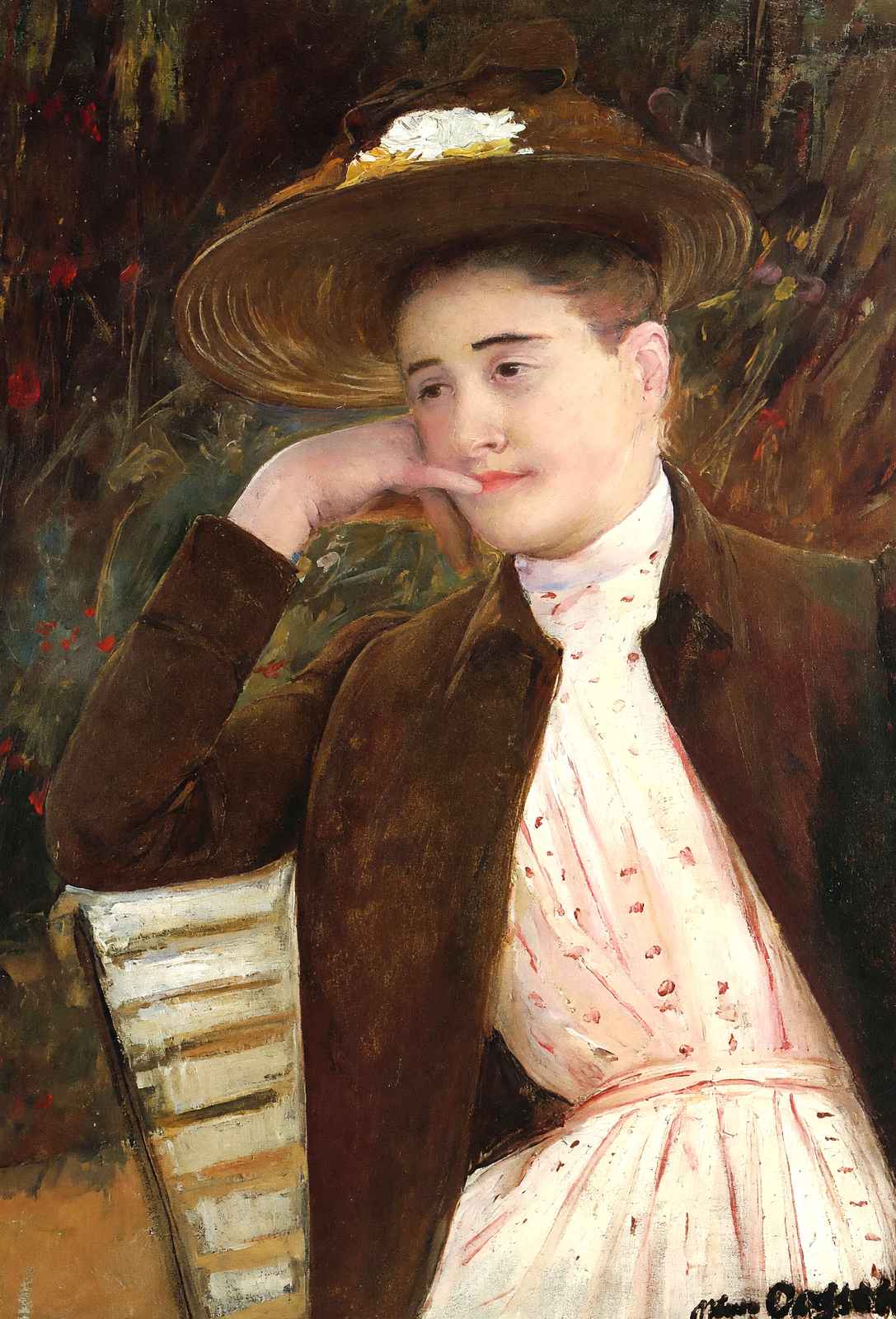 Celeste in a Brown Hat 1891 Painting by Mary Cassatt Art Print (6 Sizes)