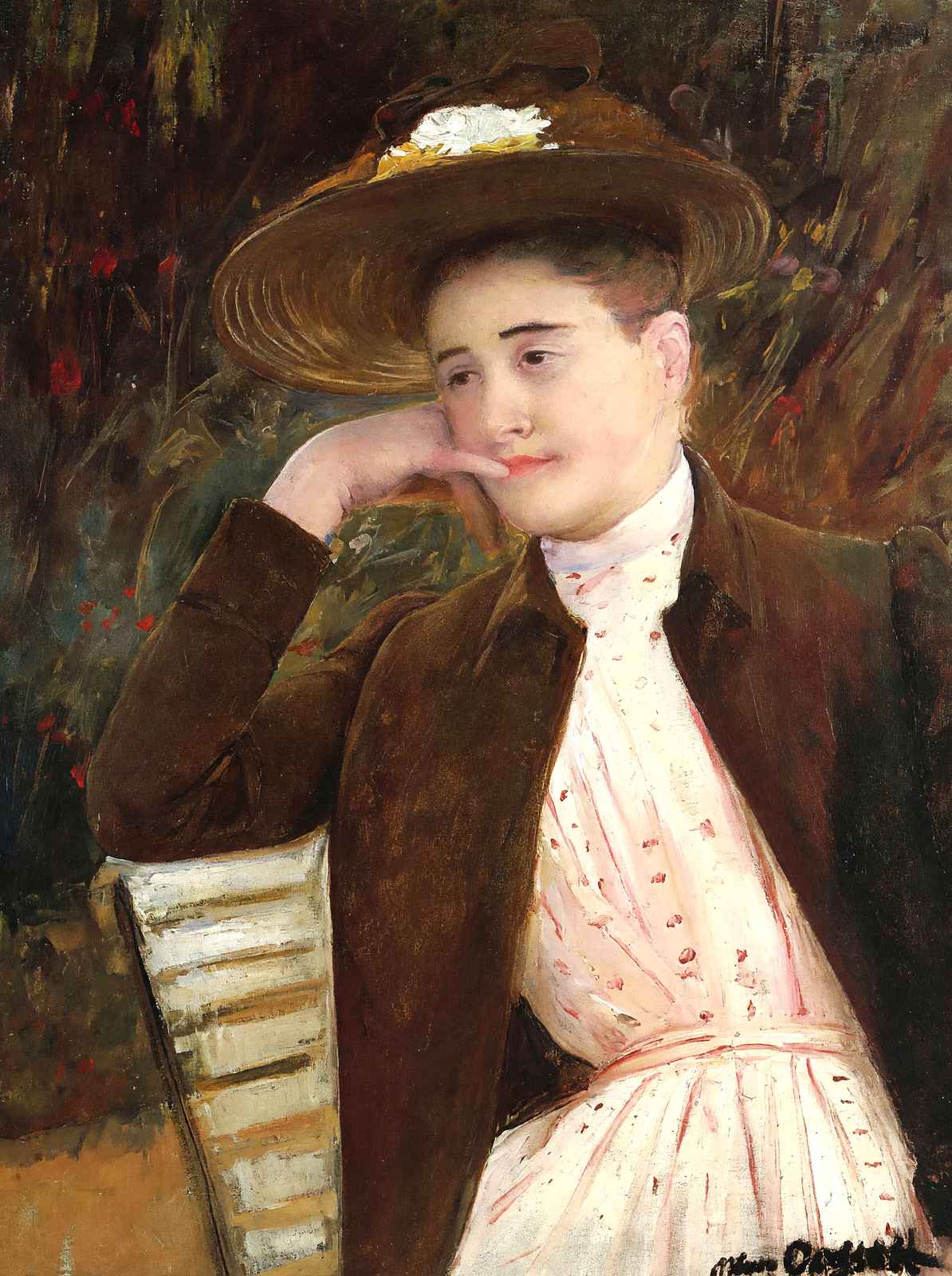 Celeste in a Brown Hat 1891 Painting by Mary Cassatt Art Print (6 Sizes)