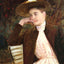 Celeste in a Brown Hat art print by Mary Cassatt (1891)