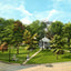 Central Park Jacksonville Illinois in 1905 Vintage Print (7 Sizes) - Restored