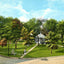 Central Park Jacksonville Illinois in 1905 Vintage Print (7 Sizes) - Restored