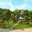 Central Park in Jacksonville in 1905 vintage print