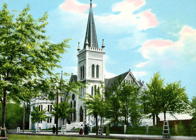 Central M.e. Church Spartanburg in 1906 Vintage Print (7 Sizes) - Archival Paper