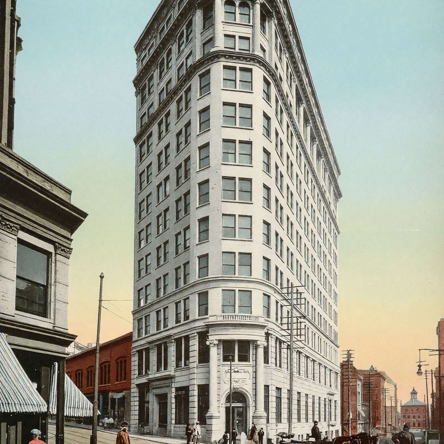 Century Building Atlanta in 1906 Vintage Print (7 Sizes) - Archival Paper