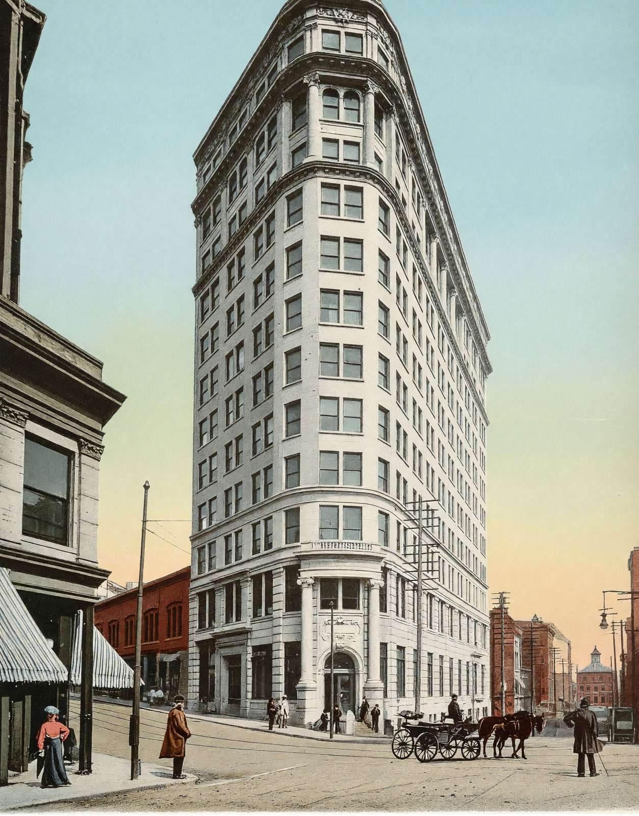 Century Building Atlanta in 1906 Vintage Print (7 Sizes) - Archival Paper
