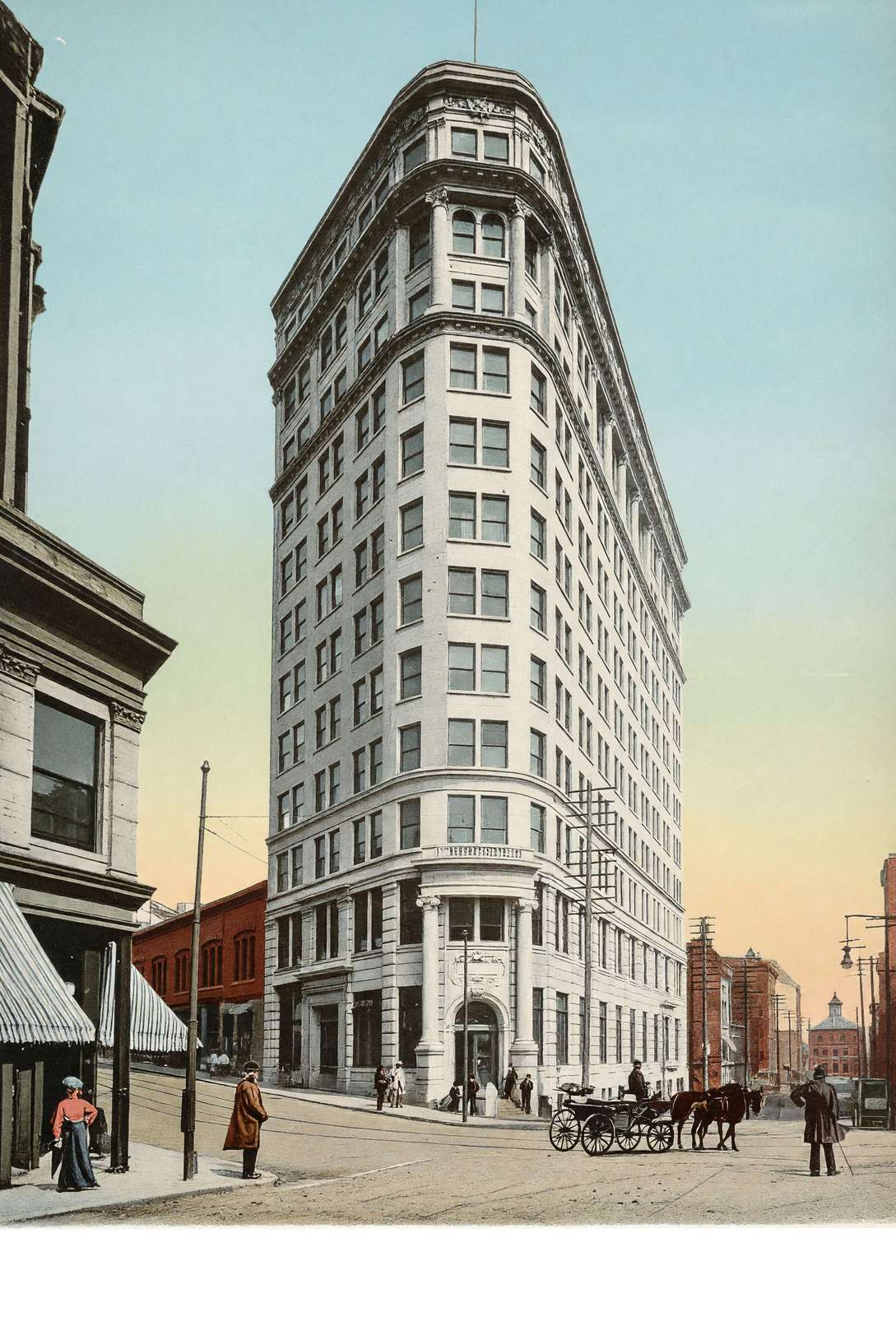 Century Building Atlanta in 1906 Vintage Print (7 Sizes) - Archival Paper