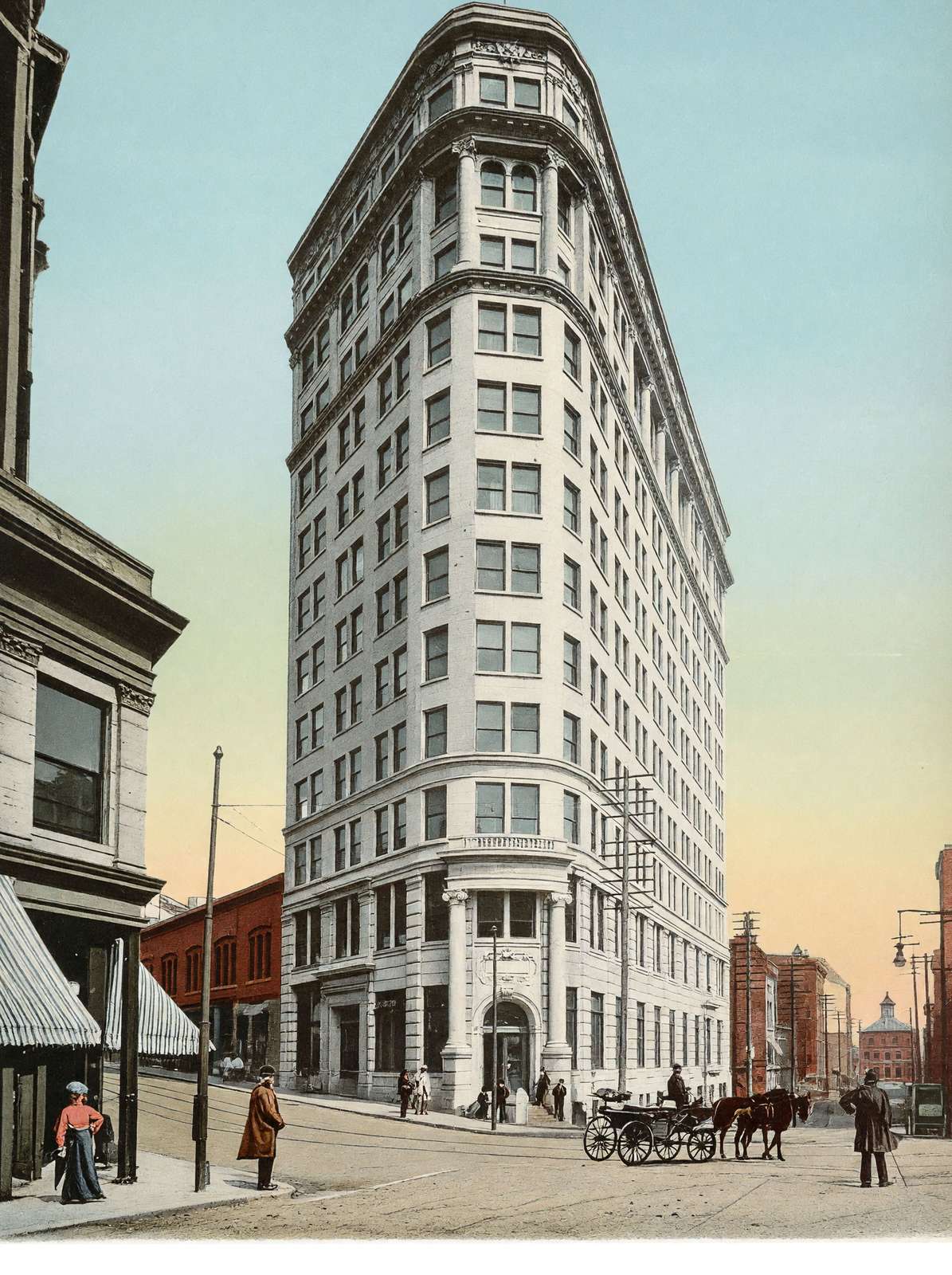 Century Building Atlanta in 1906 Vintage Print (7 Sizes) - Archival Paper