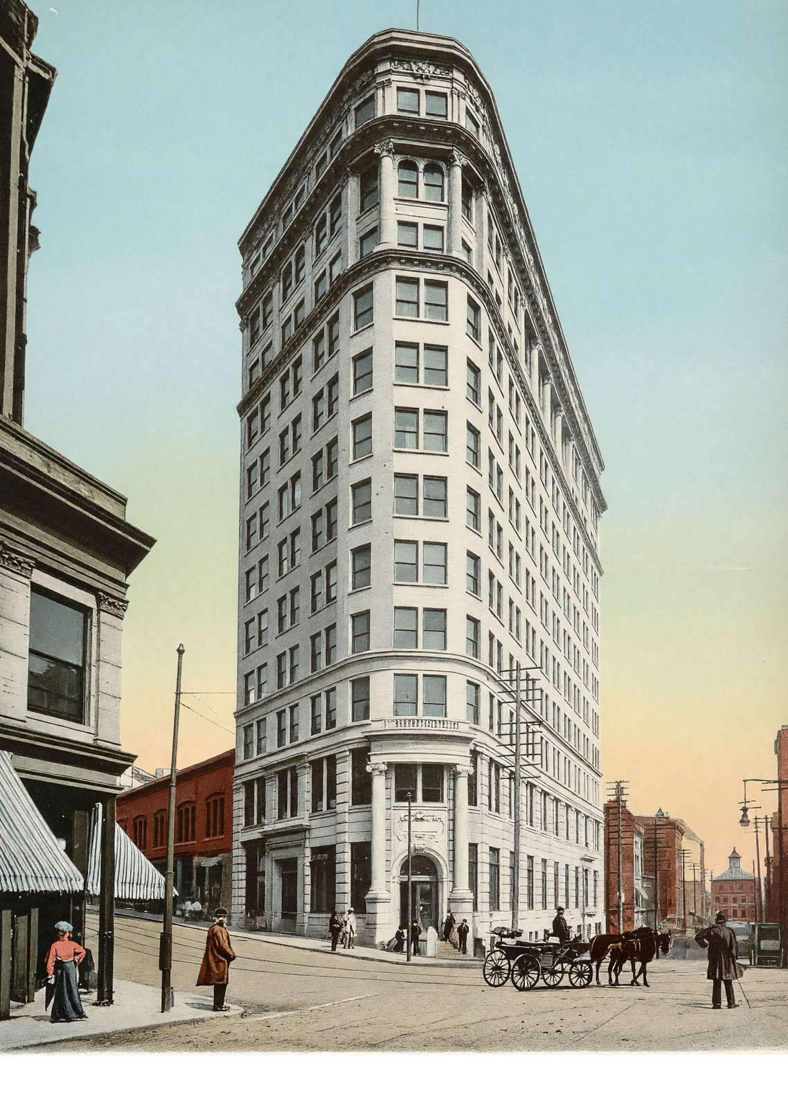 Century Building Atlanta in 1906 Vintage Print (7 Sizes) - Archival Paper