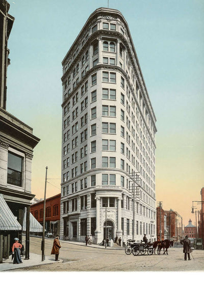 Century Building Atlanta in 1906 Vintage Print (7 Sizes) - Archival Paper
