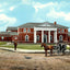 Chesapeake & Ohio Railroad Depot in 1905 Vintage Print