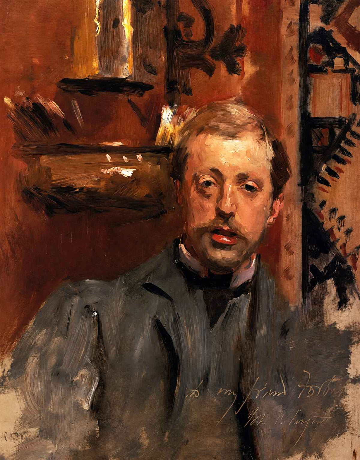 Charles Stuart Forbes 1883 Painting by John Singer Sargent Art Print (6 Sizes)