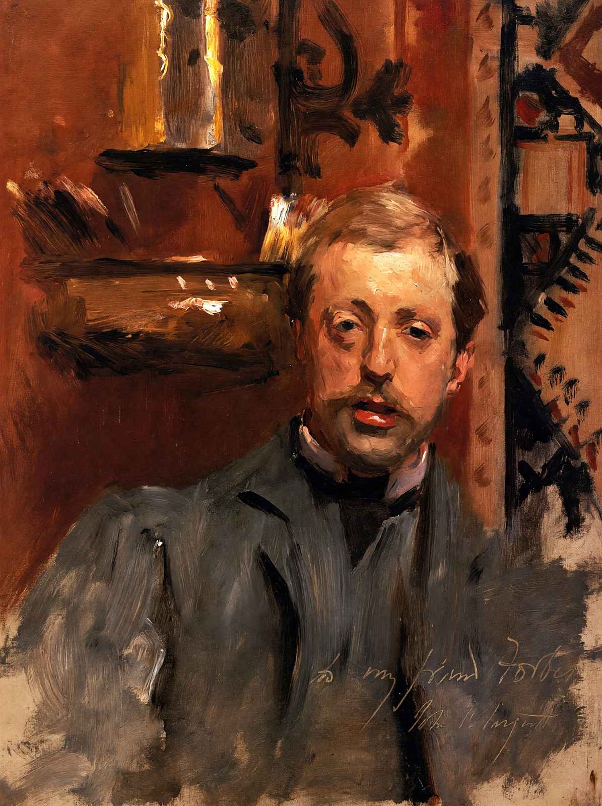 Charles Stuart Forbes 1883 Painting by John Singer Sargent Art Print (6 Sizes)