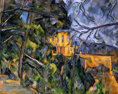 Chateau Noir art print by Paul Cezanne (1904)