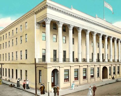 Charleston Hotel in 1904 vintage print