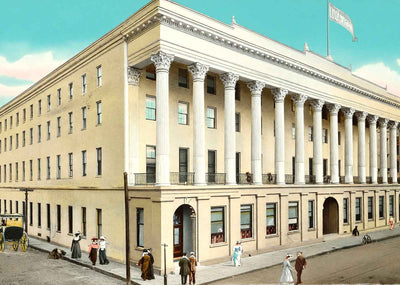 Charleston Hotel in 1904 Vintage Print (7 Sizes) - Premium Quality