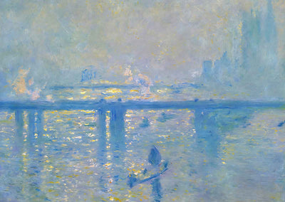 Charing Cross Bridge (1899) Fine Art Print Painting by Claude Monet (6 Sizes)