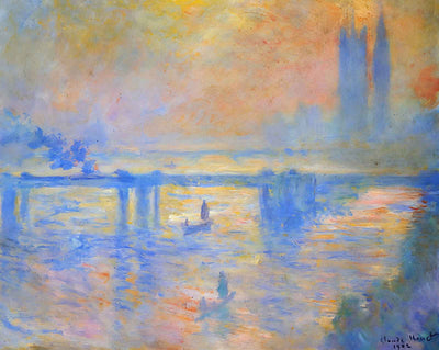 Charing Cross Bridge (1902) art print by Claude Monet (1902)