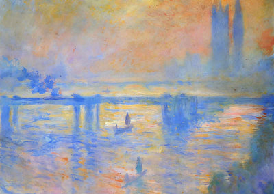 Charing Cross Bridge (1902) Painting by Claude Monet Fine Art Print (6 Sizes)