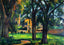 Chestnut Tree and Farm Fine Art Print 1885 Painting by Paul Cezanne (6 Sizes)