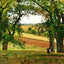 Chestnut Trees at Osny Art Print 1873 Painting by Camille Pissarro (6 Sizes)