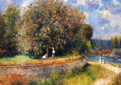 Chestnut Tree Blooming Fine Art Print 1881 by Pierre-Auguste Renoir (6 Sizes)