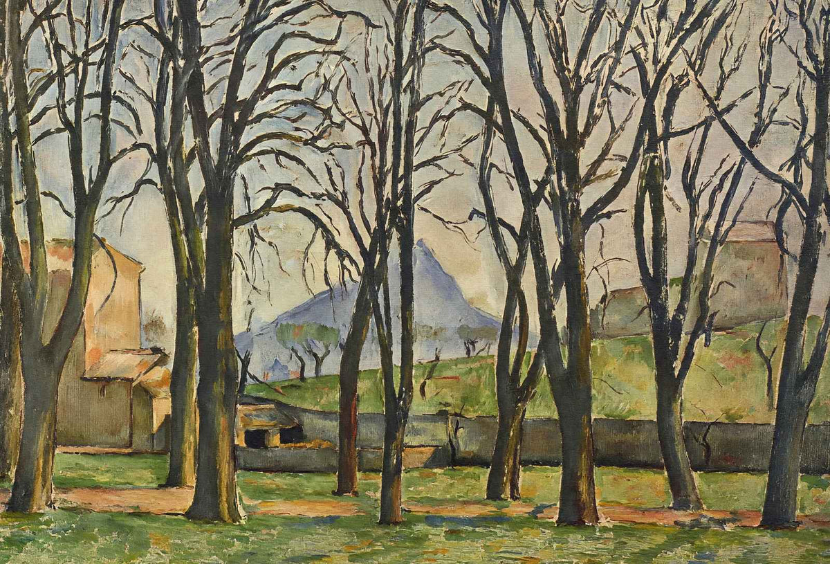 Chestnut Trees at the Jas De Bouffan Art Print 1887 by Paul Cezanne (6 Sizes)
