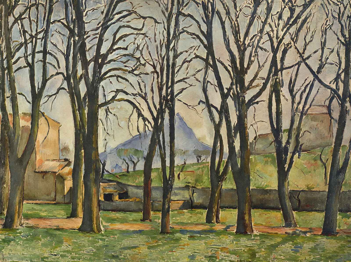 Chestnut Trees at the Jas De Bouffan Art Print 1887 by Paul Cezanne (6 Sizes)