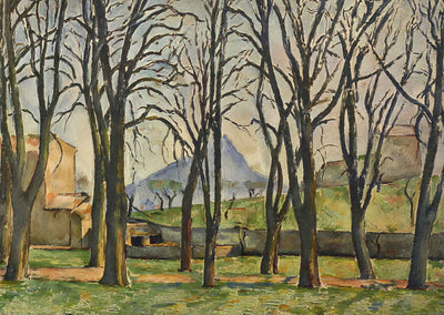 Chestnut Trees at the Jas De Bouffan Art Print 1887 by Paul Cezanne (6 Sizes)
