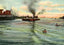 Chicago River in 1905 Vintage Print (7 Sizes) - Enhanced